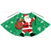 Uma Capa de Natal Infantil Feita Sob Medida em Estilo Europeu e Americano com Estampa de Animais Rena Presente do Papai Noel Vermelho