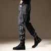 Calças de Trabalho de Design Exclusivo Resistentes Estilo Americano para Homens, Novo Estilo Outono Calças Harem Jogger Largas Casuais para Homens