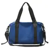 Bolsa de Viaje Portátil Casual Ligera de Moda Textura de Película de Cuero Bolsa de Equipaje Sencilla Gran Capacidad Bolsa Deportiva de Fitness para Hombres y Mujeres