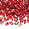 6*12 Agujero Horizontal Color Gota de Agua Contraste de Color Gradiente Color Vidrio Cuentas DIY Accesorios para Joyería Pulsera Collar Pendientes Accesorios