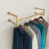 Arara de Roupas de Ferro Expositores para Loja de Roupas Prateleira de Roupas de Parede Cabideiro de Parede Cabide de Parede Cabide Lateral