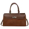 E-commerce Transfronteiriço Bolsa Pequena Manual Fosca Nova Feminina de Alto Valor Retrô para o Dia a Dia Bolsa de Ombro Único Transversal de Grande Capacidade