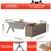 Mesa de Escritório Mesa de Chefe Mesa de Supervisor Gerente Combinação de Mesa e Cadeira para Computador Mesa Executiva de Liderança Mesa de Escritório Simples Moderna