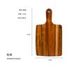 Tabla de Cortar Madera Maciza Personalizada Outlet de Fábrica Tabla de Cortar de Madera de Acacia Tabla de Cortar para el Hogar Tabla de Cortar Pequeña Simple con Forma de Nuez