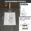 Inodoro de Cerámica Ultra Delgado para Ponerse en Cuclillas con Curva de 18 cm a Prueba de Salpicaduras Inodoro para Uso Doméstico Urinario con Sifón Fosa de Ponerse en Cuclillas Delgada