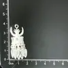 Accesorios de imán para refrigerador de la etnia Miao, piezas estilo chino de fénix y mariposa imitación plata, estilo étnico de plata Miao de nicho, pavo real, área escénica de Guizhou