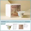 Taza de té de cerámica hecha en fábrica con mariposa blanca y bordado azul, adecuada para uso doméstico, taza individual con tapa, tetera pequeña que no quema las manos