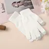 Luvas de tricô para tela sensível ao toque com impressão matricial, adequadas para outono e inverno, unissex, para atividades ao ar livre, para adultos, quentes, cor sólida, luvas para tela sensível ao toque com logo.