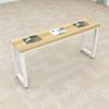 Mesas e Cadeiras Mesa de Treinamento Mesa Longa Simples Dupla Sala de Aula Mesa de Caligrafia para Alunos do Ensino Fundamental Mesa para Curso de Tutoria e Treinamento