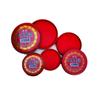 3 # 6 # 12 Almohadillas de tinta para manualidades Caja redonda de hojalata Tela Manualidades Almohadillas de tinta de secado rápido Rojo Azul Negro Almohadillas de tinta en blanco