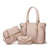 Bolso de Mano de Moda para Mujer 2026, Elegante Bolso Tote de Hombro Único, Gran Capacidad, Moderno Set de Tres Piezas con Bolsita a Juego
