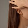 Sob a árvore de banyan S925 prata cross-border quente cobra orelha osso clipe de orelha personalidade feminina moda ins brincos individuais sem furos para orelhas