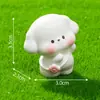 Mochila de Picnic para Micro Paisaje Muñeco de Cachorro Decoración DIY Accesorio para Colgar Adorno de Escritorio Estilo de Dibujos Animados