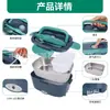 Lonchera eléctrica directa transfronteriza portátil para el hogar y el coche de doble uso calentamiento sin inyección de agua arroz caliente lonchera aislante lonchera bento