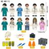 4 Tipos de Minifiguras de Doctor, Bloques de Construcción de Partículas Pequeñas Meiko, Juguetes para Niños, Venta al por Mayor Transfronteriza M8115 Figuras Profesionales