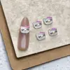 Mini Tamanho Pequeno Sanrio Desenho Animado Misto Joias para Nail Art Fofo Tridimensional Acessórios para Unhas Infantis Acessórios Pequenos