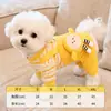 Roupas para Cachorros para Outono e Inverno, Macacões para Pets para Bichon, Teddy, Schnauzer, Cães Pequenos, Coleira de Quatro Patas Anti-Queda