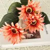 Flores Artificiales, Gerbera, Serie de Pinturas al Óleo Europeas y Americanas, Decoración de Habitación Modelo para el Hogar, Fotografía de Bodas, Venta al por Mayor Transfronteriza