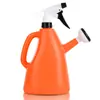 Tetera pulverizadora de 1.2L Tetera de riego Pulverizador Doméstico Pequeña tetera de riego Tetera de doble propósito para riego y esterilización Tetera de presión manual