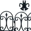 Cerca de Jardim Exterior Montada no Chão Plástico Pequena Cerca Cerca Sem Emendas Divisória Jardim Flor Rolo Guarda-Corpo Decorativo