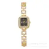 Relógio Quadrado Feminino da Moda, Luxo Leve com Cravação de Diamantes, Relógio Feminino de Aparência Sofisticada e Elegante, Relógio Feminino a Quartzo, Dropshipping