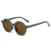 Gafas de Sol para Niños, Estilo Incrustado Marco Redondo, Gafas de Sol para Bebés de 1 a 7 Años, Protección Solar