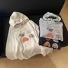 Sudadera con estampado de cachorros, dulce y juvenil, para mujer, colección otoño 2026, elegante, casual y sin esfuerzo chic, top de corte holgado y versátil
