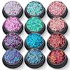 Cross-Border 16-cor 1mm conjunto de lantejoulas misturadas ultra-fino glitter em pó maquiagem unha polonês gel nail art materiais de jóias