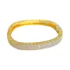 Pulseira Estrelada de Diamante de Três Fileiras Quadrada de Luxo Leve e de Alta Qualidade