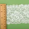 Borda de Renda de 8cm, Borda de Renda Elástica Ondulada, Acessórios de Renda para Vestidos de Casamento, Em Estoque