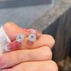 Brincos de Borboleta em Prata Esterlina S925 para Mulheres Design de Nicho Ins Brincos de Dormir Brincos Simples para Piercing