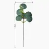 Decoración de Arreglo Floral de Eucalipto Artificial y Muguete de Amazon, Hojas de Eucalipto Transfronterizas, Gypsophila, Margaritas Pequeñas, Follaje Artificial