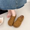 Zapatos Birkenstock para Mujer de Primavera y Otoño, Suela Blanda, Aumentadores de Altura, Pantuflas de Suela Gruesa, Zuecos de Pesca Planos, Zapatos Birkenstock de Estilo Japonés de Media Caña