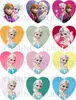 Gema do Tempo em Forma de Coração Padrão de Princesa Patch de Vidro Colar Infantil Anel Clipe de Orelha Acessórios de Joalheria DIY