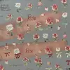 Mismo Adhesivo Plano Seco Rosa Retro de Xiaohongshu, Adhesivo Plano, Portalápices de Manicura Mate de Alto Valor