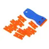 Raspador de Limpeza de Plástico, Raspador de Remoção de Cola, Ferramenta de Aplicação de Película Automotiva, Raspador de Remoção de Manchas, Pá de Limpeza para Remoção de Manchas Domésticas