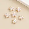 Cuentas de ABS Barroco Irregulares de Trébol de Cuatro Hojas Flor de Estrella para Pulsera Collar DIY Accesorios de Joyería al por Mayor