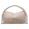 Bolso de Mujer Primavera 2026 Nueva Moda Diseño de Nicho Bolso Cruzado Bolso de Mano Retro Diario Bolso Almohada Negro Mediano