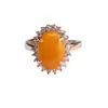 Anillo de Ámbar Natural Juan Yu Miel Completa Cera Completa Anillo de Dedo de Cera de Miel Banda del Anillo Mujeres Fábrica Venta al por Mayor Dropshipping S4022802