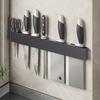 Fábrica Fonte Cozinha Rack de Armazenamento Multifuncional Porta-Facas Montado na Parede Porta-Facas Simples Armazenamento para Facas de Cozinha