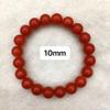 Pulsera de cera roja esmerilada de un solo círculo con cuentas de arena roja joyería de cera de abeja suministro en vivo papelería al por mayor