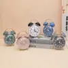 Reloj Despertador de Doble Campana Súper Ruidoso de 4 Pulgadas con Esfera Creativa y Única, Clásico Reloj de Escritorio Despertador Silencioso para Estudiantes Gh823