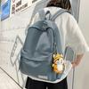Nueva mochila escolar de estilo coreano para mujer, mochila para escuela secundaria, mochila para escuela preparatoria, mochila simple de estilo Mori para hombre.
