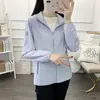 Roupa de Proteção Solar de Seda de Gelo Feminina Verão Proteção UV Estilo Montanha ao Ar Livre Leve Pequena Masculina Jaqueta de Proteção Solar Roupa de Proteção Solar Feminina