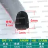 Tira de sellado adhesiva tipo D hueca de EPDM, tira de sellado a prueba de polvo y anticolisión de caucho espumado para puertas de gabinetes