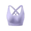 Roupa íntima Fitness Feminina Estilo Europeu e Americano, Sutiã para Corrida de Alta Intensidade, À Prova de Choque, Fino, Tamanho Plus, Costas Cruzadas Esportivas, Secagem Rápida, Transfronteiriço