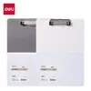 Deli Jx204 Serie Simple Portapapeles de PP Carpeta de Archivo A4 Pizarra de Escritura Papelería Bloc de Notas Papel de Examen para Estudiante