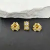 Cuentas Espaciadoras Chapadas en Oro de 18 Quilates Accesorios para Joyería DIY Materiales Cuentas Espaciadoras para Pulseras Artesanías Hechas a Mano que No se Desvanecen