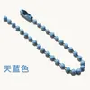 Cadenas de cuentas en stock para venta al por mayor, cadenas de cuentas de onda plateadas, cadenas de etiquetas, accesorios de colgantes, cadenas colgantes, cadenas para llaveros, cadenas para manualidades