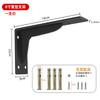 Soporte triangular de acero inoxidable engrosado, marco de soporte resistente, placa divisoria de pared, estante, gabinete colgante, soporte fijo colgante
